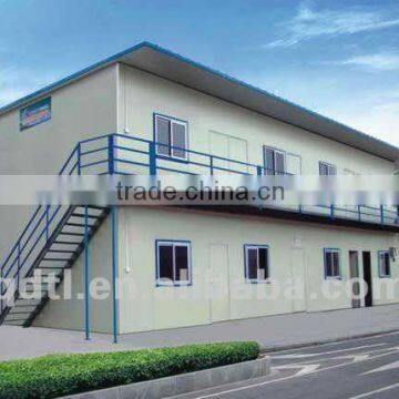 two-storey prefab steel frame sandwich panel sip house