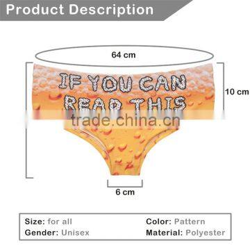 High Quality Fashion Spandex polyester panties with factory price