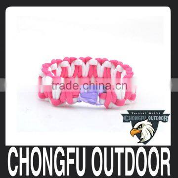 hot sale colorful 550 paracord bracelet