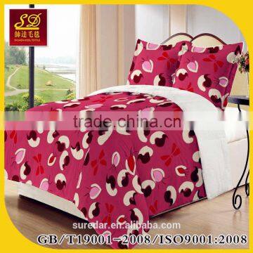 100% polyester 2 ply printed borrego blanket 5kg wholesale raschel 2ply blanket