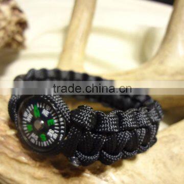 Paracord bracelet - Fish Kit - Whistle Buckle - Compass bracelet