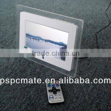 7inch newest digital photo frame with clock