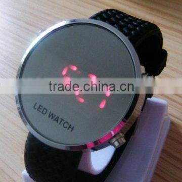 Silicone LED watch,led touch screen watches
