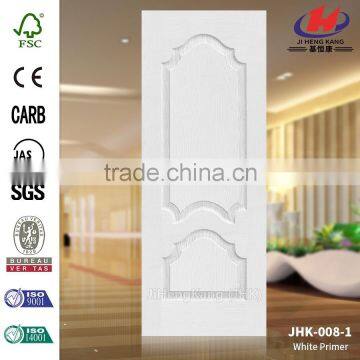 JHK-008-1 Factory Produce Huge Smooth Surface White Primer Door Skin Used in Apartment