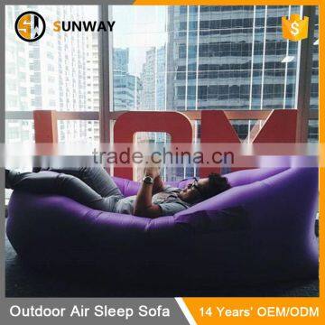 Alibaba Wholesale Camping Hangout Fast Inflatable Sofa Air Bed