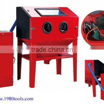 vertical sandblast cabinet/sandblast cleaning machine HS code is 84243000, 84249090, 8480710090, 84254910, 84254210, 8504409990)