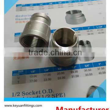 3/4"x1/2" Red Coupling /Coupler Female Thread