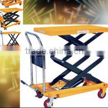 Hand Mobile Hydraulic Lifting platform/ lifting table