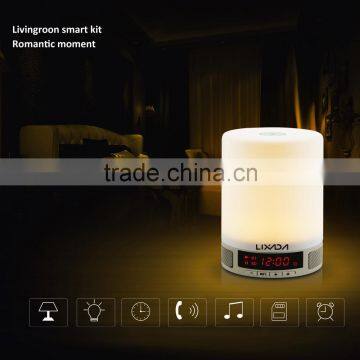 Dimmable Bluetooth Music Bo Speaker LED Table Light Desk Lamp Smart Intelligent Night Lights Color Changing illumination