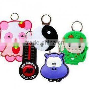 Cartoon Cheap 3d Custom Shaped Soft Pvc Keychain With Logo