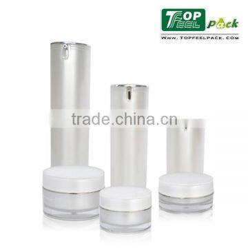 Luxury Series Cosmetic Acrylic Cream Jar and Airless Bottle
