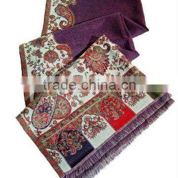 Kashmiri Kani wool shawl scarves size 70x200 cms