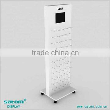 Removable Hanging Display Stands/Single Side Supermarket Floor Stand/Storage Shelf