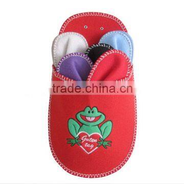 hot selling indoor felt slipper set
