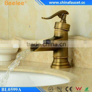 Beelee Antique Bathroom Basin Sink Faucet Mixers Brass Taps Deck Mounted photo-3