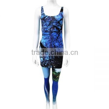 fashion long tank top made in china Women tank top dry fit