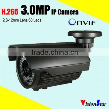 HD ip camera 3mp h.265 ov4689 cmos sensor P2P onvif network outdoor security cctv camera