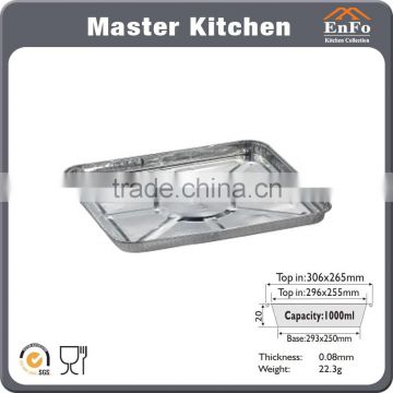 1000ml Aluminum Foil Trays /Aluminium Foil Container/BBQ food tray