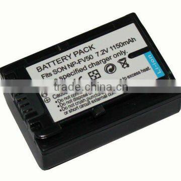 digital camera battery pack of NP-FV50 for sony