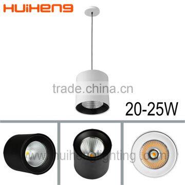 20W 25W high quality 6 inch cree cob led light aluminum pendant lamp