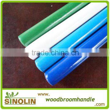 lacquer wood broom stick with different colors