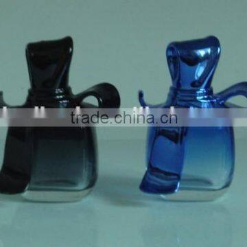 empty screw perfume glass bottle