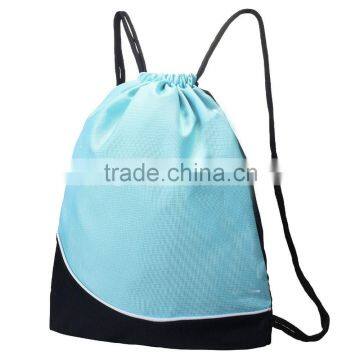 China factory design your own polyester / nylon drawstring backpack