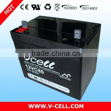 12V80ah solar energy gel battery from VCELL