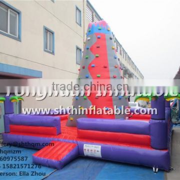 hot sale inflatable climbing wall for kids and adults