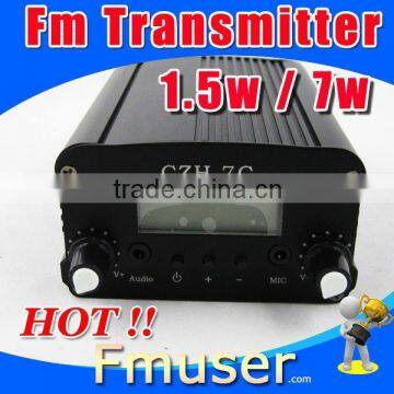 13FSN low powe fm transmitter 7w CZH-07C radio broadcast fm transmiter