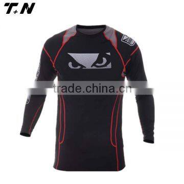 Popular Fitness Blank Compression Jersey for Men photo-2