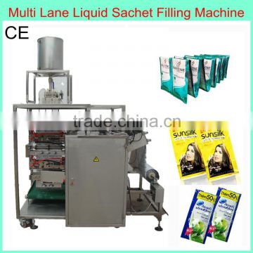 High Efficient Multi Row Shampoo Sachets Packing Machine