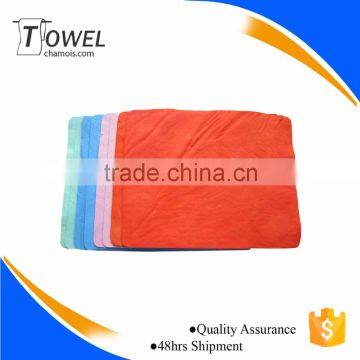 colorful fast drying pva chamois hair magic towel