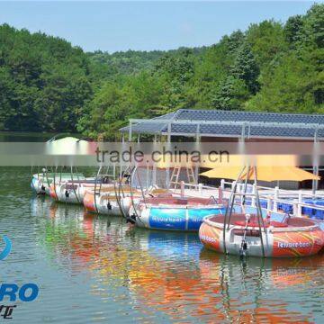 HEITRO Chinia factory water sport park PE material BBQ donut boat (6 persons type)