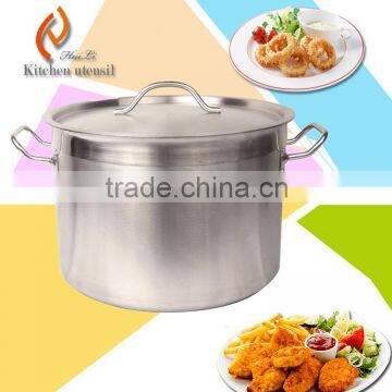 17L capacity 304 commercial stainless steel steam pot with double-ply bottom for kitchen equipment