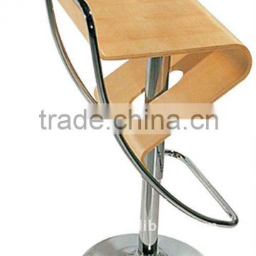 modern adjustable swivel square bar stools with backrest