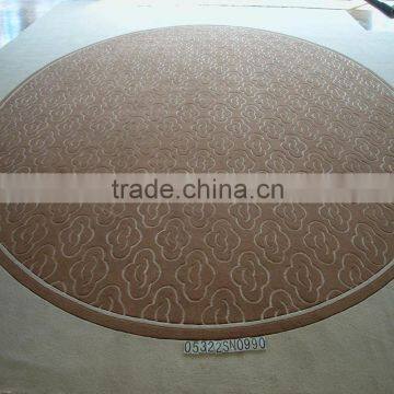 Commercial grade modern round rug with high quality