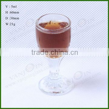 5ML Mini Glass Goblet For Wine