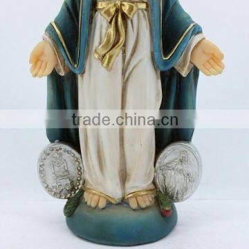Chinese Supplier Polyresin Virgin Mother Catholic Statues For Sale photo-6
