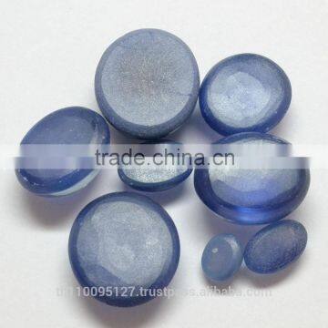 117.00 Ct Blue Star Sapphire 6 Rays Lab Created Stone photo-3