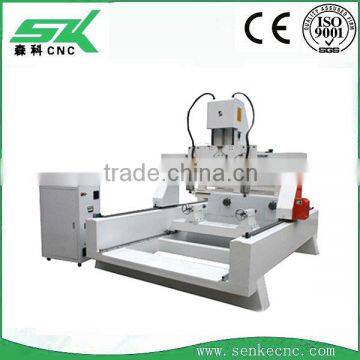 4 axis Buddha cnc equipment for rotary axis 3d wood furniture columns sofa stair handrail MDF statue