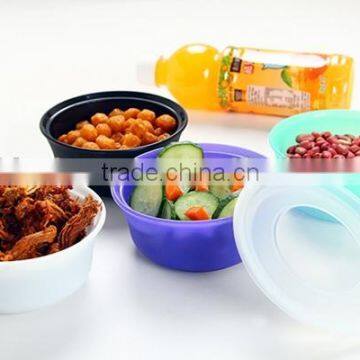 Multi-use food storage ,silicone fresh container,picnic lunch box