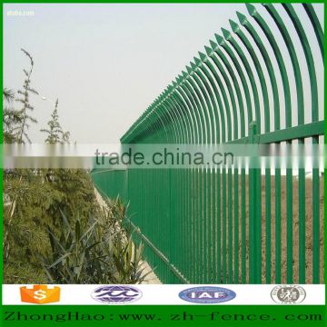 Factory direct sale high Quality PVC Coated Zinc Steel Fence and Fence Gate For Selling