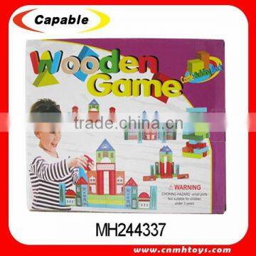 Educational Wooden Toys Wooden Building Blocks Toys, Creative Building Block Toys