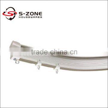 Bathroom PVC Plastic Bending Shower Curtain Track