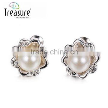 fashion jewelry wholesale hot selling Valentine' Day romantic simple pearl stud earring