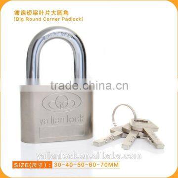 Hot Whosale Big Round Corner Padlock With Vane Key