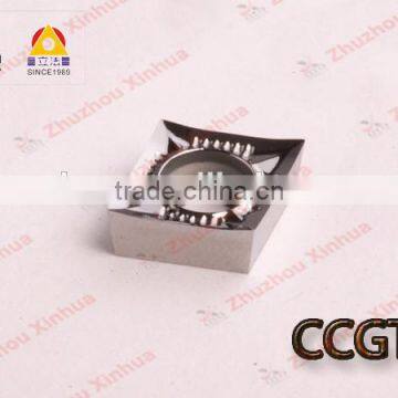 carbide aluminium turning insert CCGT from zhuzhou carbide cutting tools manufacturer