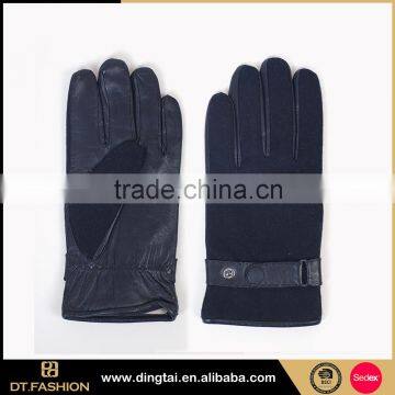 Leather gloves fashion nice warm gloves in 2016 promotional custom