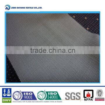 Inherently flame retardant jacquard coating plaid fabric